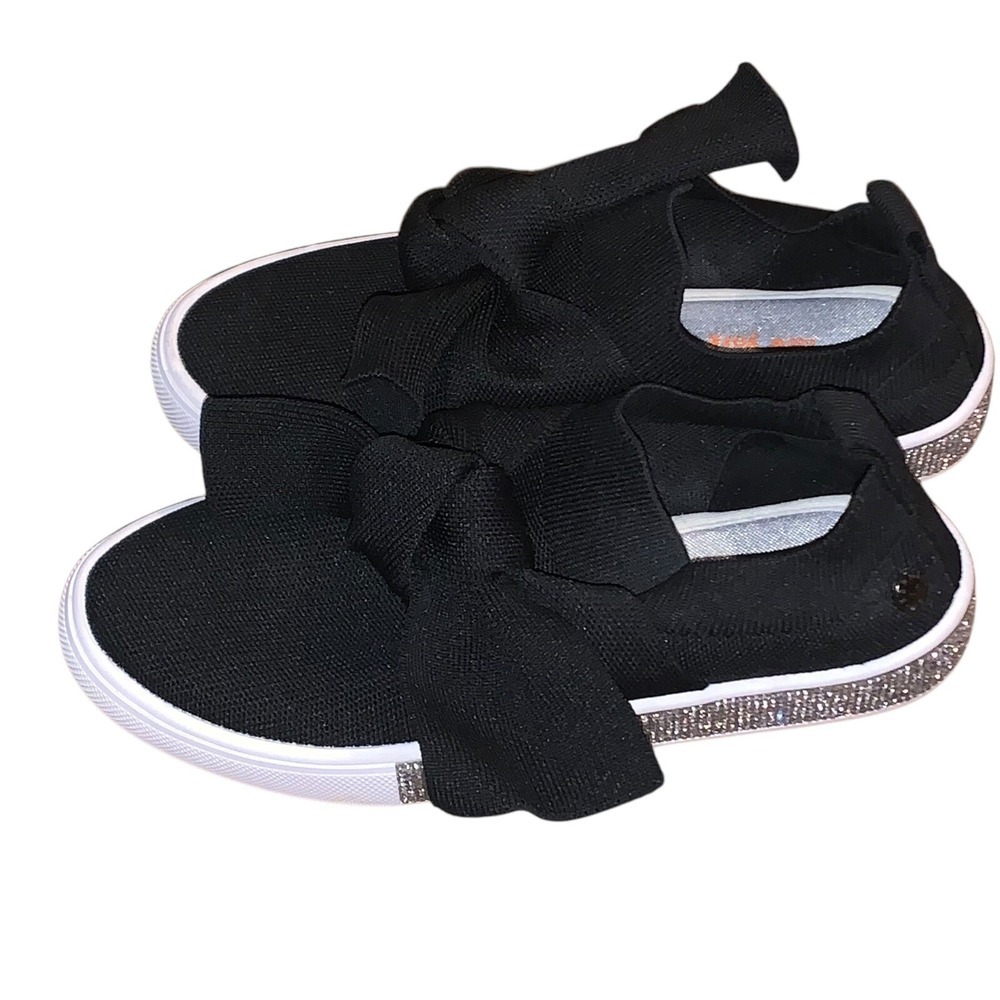 Bernie Mev Women's Sparkle Serenity Sneakers Wedge Heel Ladies Slipon Shoes Sz 7